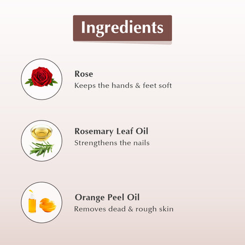 Sara Rose Pedicure Manicure Kit for All Skin Type, Infused with Botanical Extracts for Soft, Healthy Skin | Pack of 6 | 6x50g